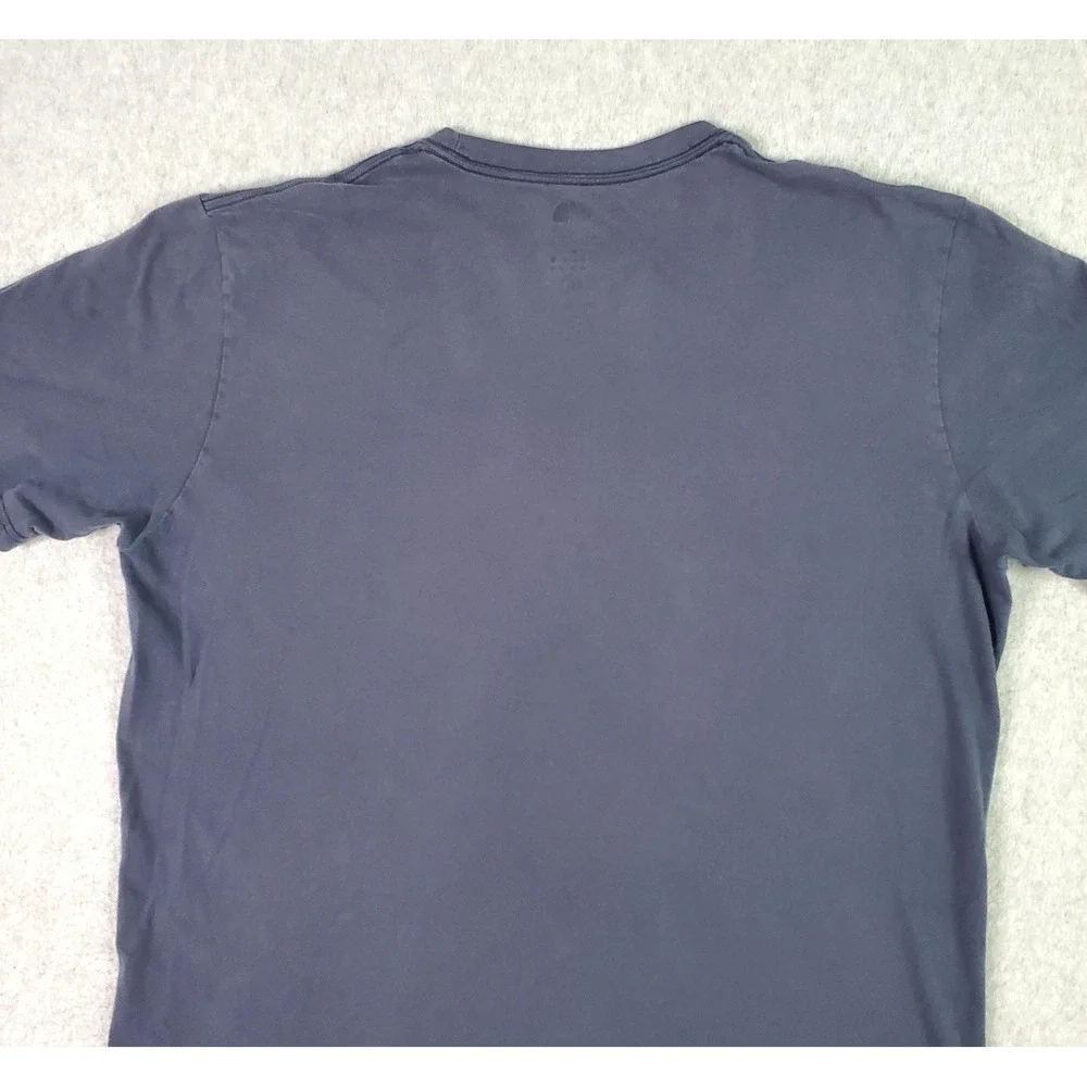 The North Face Shirt Mens XL Blue Logo Graphic Tee Standard Fit Cotton Outdoor